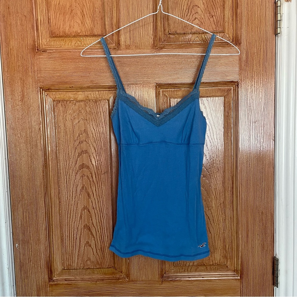 Y2K Hollister Lace Trim Cami Tank